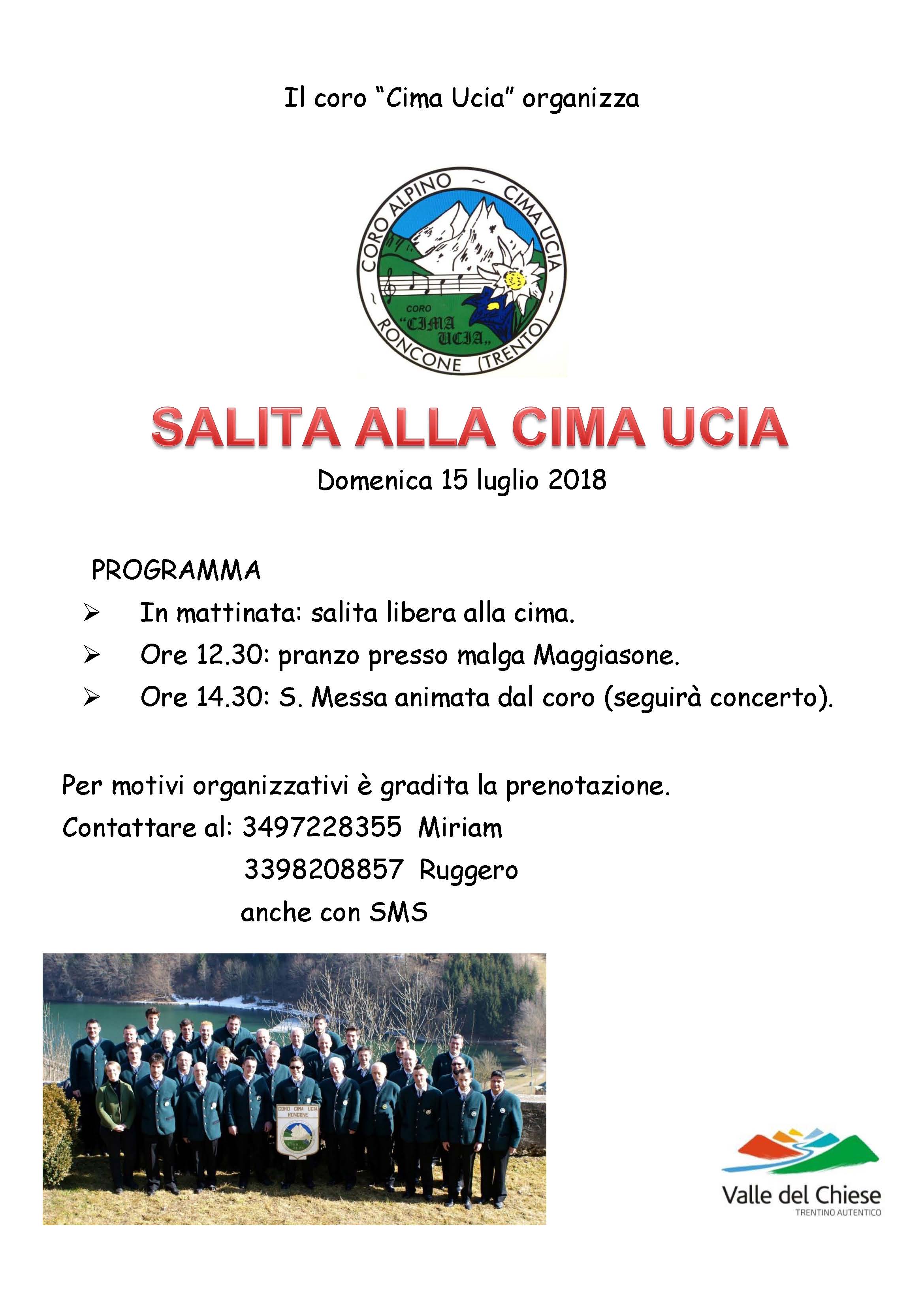 Ascesa alla Cima Ucia 2018